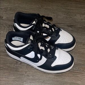 Classic Black and White Kids Sneakers